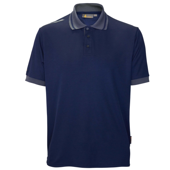 BAMBOO MC Short-sleeved polo shirt with contrasting details