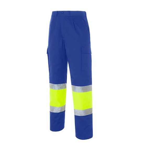 LAURI 1 Pantalón multibolsillos bicolor