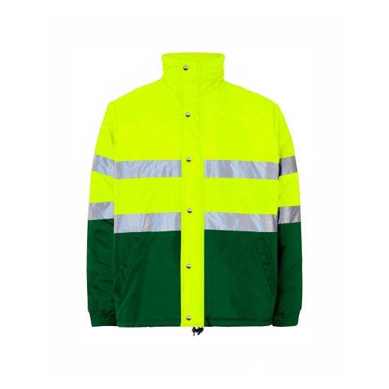 ANSO Parka corta impermeable acolchada b