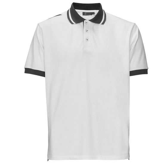 BAMBOO MC Short-sleeved polo shirt with contrasting details