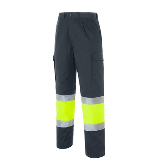 LAURI 1 Pantalón multibolsillos bicolor