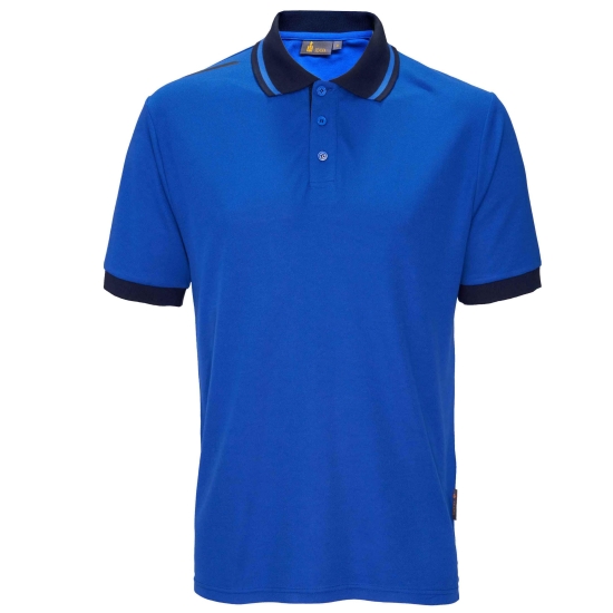 BAMBOO MC Short-sleeved polo shirt with contrasting details
