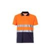 POLOSHIRT HI-VIS S/S BICOLOUR 50/50
