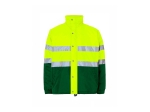 ANSO Parka corta impermeable acolchada b