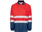 POLOSHIRT HI-VIS L/S BICOLOUR RDFL