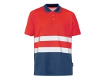 POLOSHIRT HI-VIS S/S 50/50 BICOLOUR RDFL