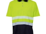 POLOSHIRT HI-VIS S/S 50/50 BICOLOUR PREM