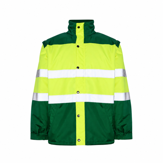 ANSO Parka corta impermeable acolchada b
