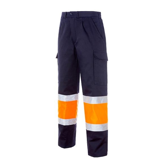 LAURI 2 Two-tone multi-pocket trousers