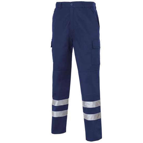 MULTIRE-2B Pantalón reforzado con bandas reflectantes