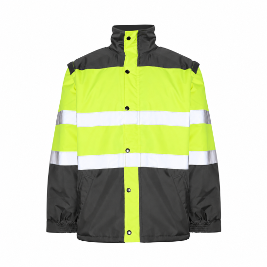 ANSO Parka corta impermeable acolchada b