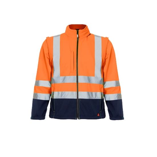 CHELON Chaqueta softshell bicolor mangas
