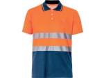 POLOSHIRT HI-VIS S/S BICOLOUR 50/50