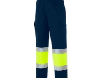 LAURI 1 Pantalón multibolsillos bicolor