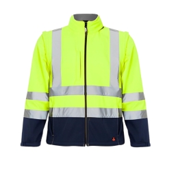 CHELON Chaqueta softshell bicolor mangas