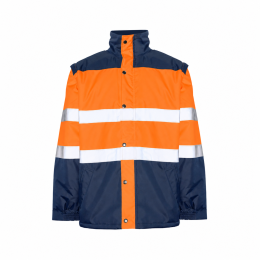 ANSO Parka corta impermeable acolchada b