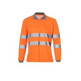 BORI 3 Polo monocolor manga larga doble