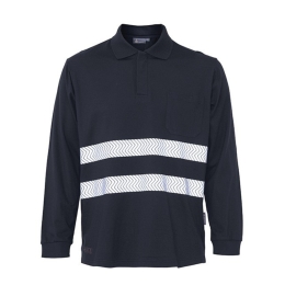 BORI 6-1B Polo manga larga ignífugo IG-ATEX