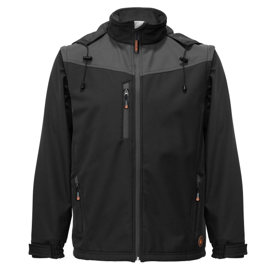 PLANET Softshell 2 en 1 detalles a contraste