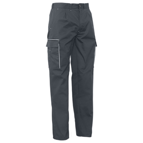 MULTI AVEC CONTOURS Pantalon multipoches avec vivos réfléchissantes