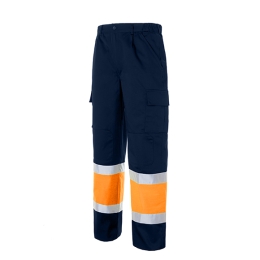 MARSHALL Pantalón multibolsillos bicolor reforzado