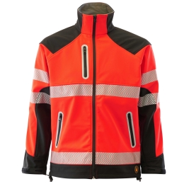 SOFTSHEL HI-VIS BICOLOUR RIPSTOP RDFL